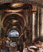 RAFFAELLO Sanzio The Expulsion of Heliodorus from the Temple oil painting